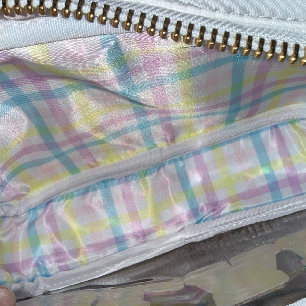 NWT Stoney Clover Lane x Target GLAM Pouch - Lavender with Multi-Color Letters - Picture 8 of 8
